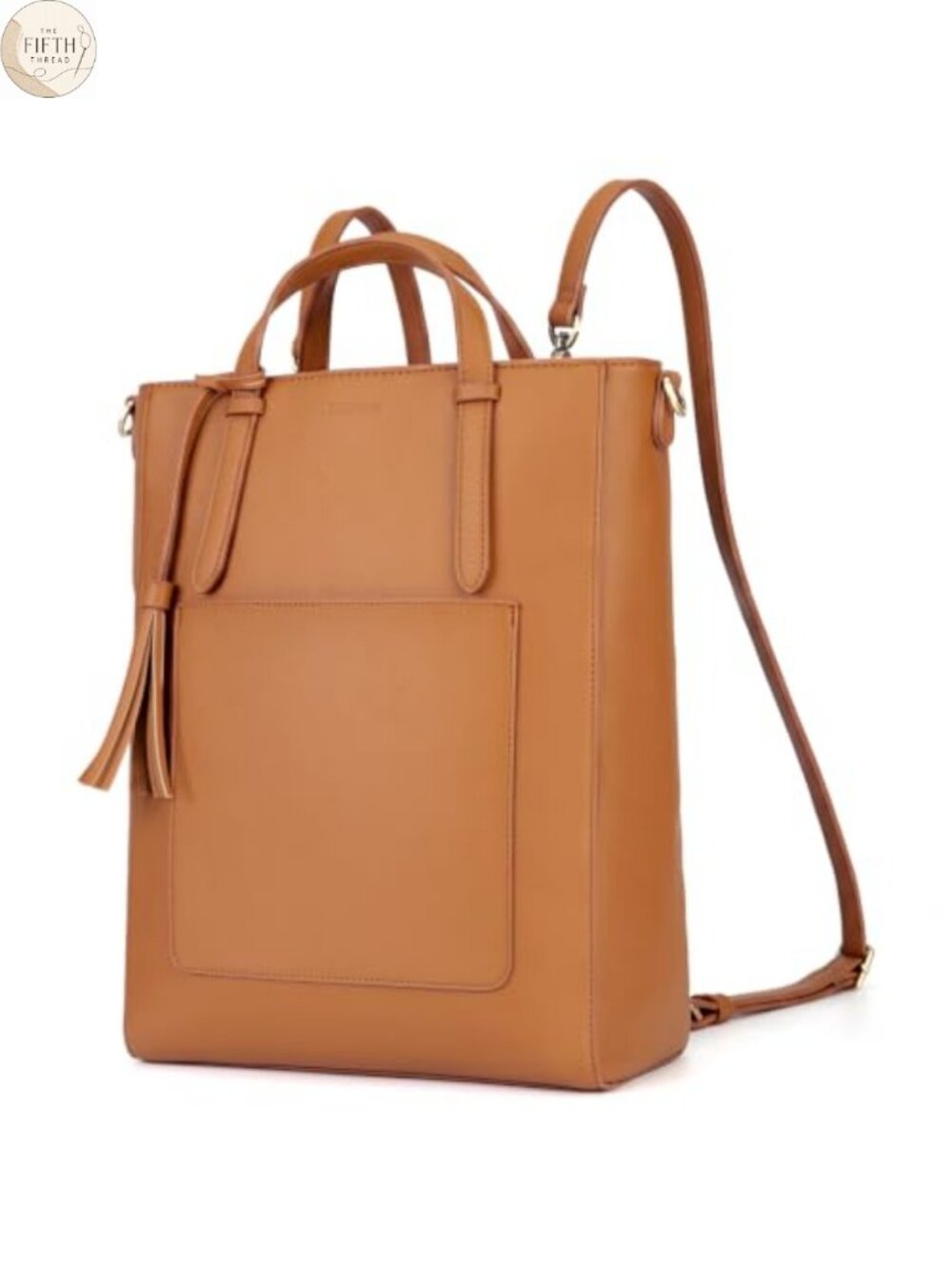 Vegan Leather Convertible Tote Bag Backpack Purse Hobo Shoulder